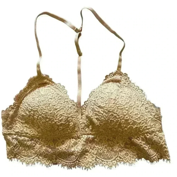 Aerie Racer Back Bralette Lacy Size Small Petite - Picture 1 of 11